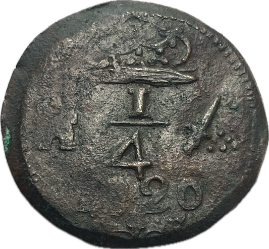 Colombia - 1820 - Santa Marta - 1/4 Real