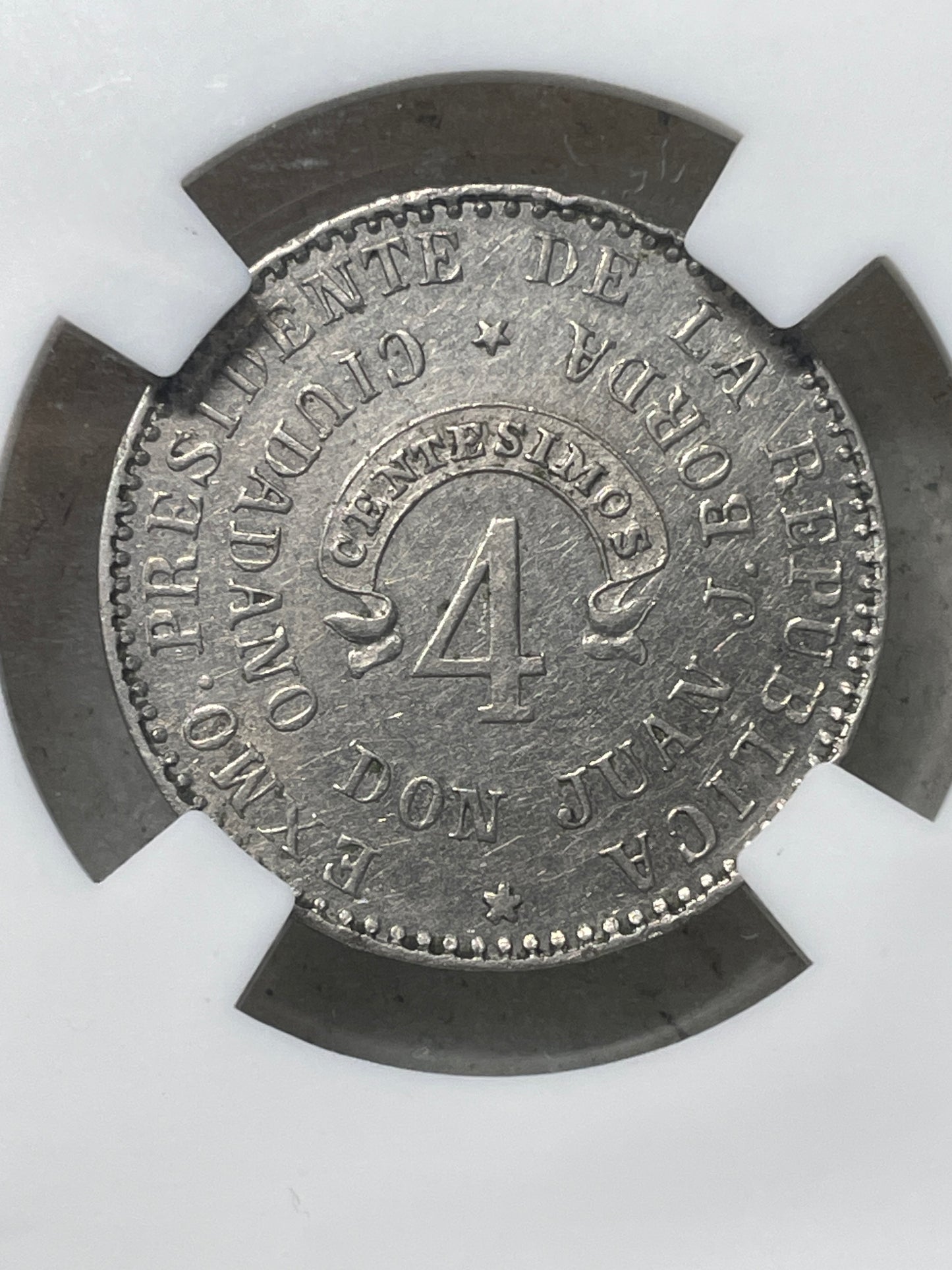 Uruguay - 1904 - 4 Centésimos - Certificada NPG XF40