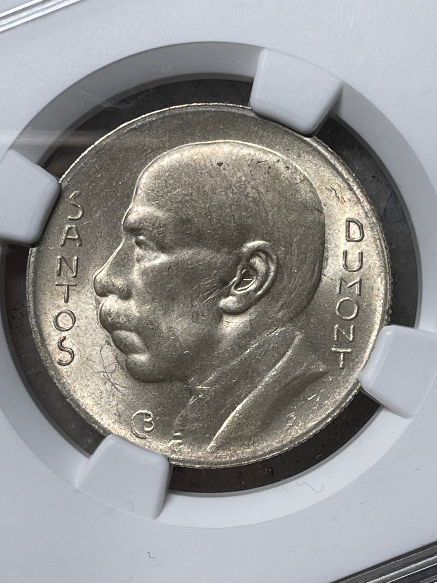 Brasil - 1936 - 5000 Reis - Certificada NGC MS64