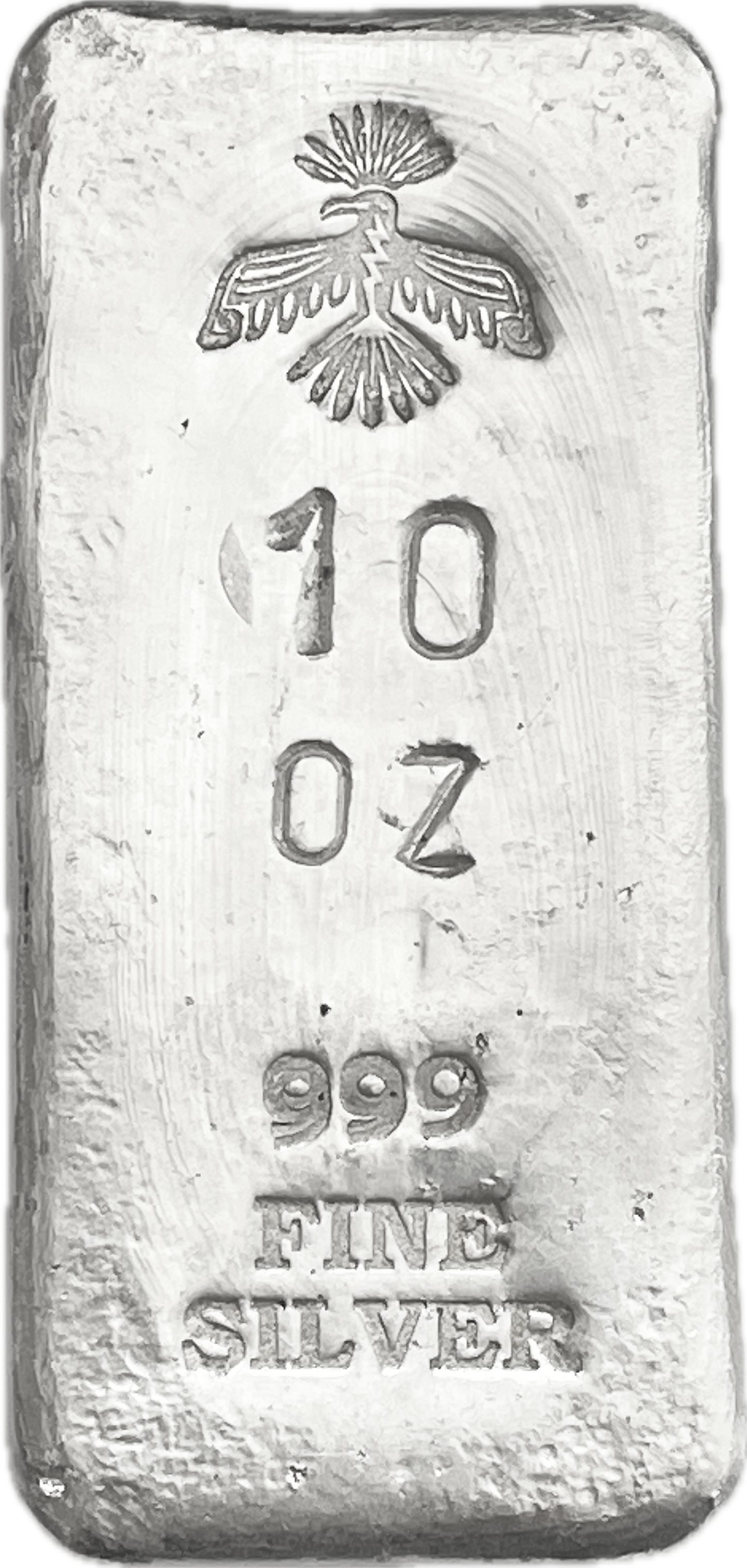 Lingote de Plata Fina, 999 - 10 Onzas
