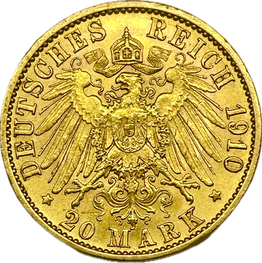 MO_ Alemania - 20 Marcos - 1910