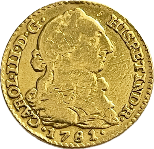 MO_ España, Carlos III - 1 Escudo - 1781