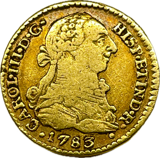 MO_ España Colonial, Popayán, Colombia - 1 Escudo - 1783