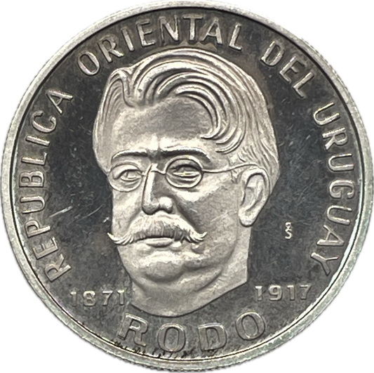 MU_ Uruguay - Ensayo en Plata, 50 Pesos - Rodo - 1971