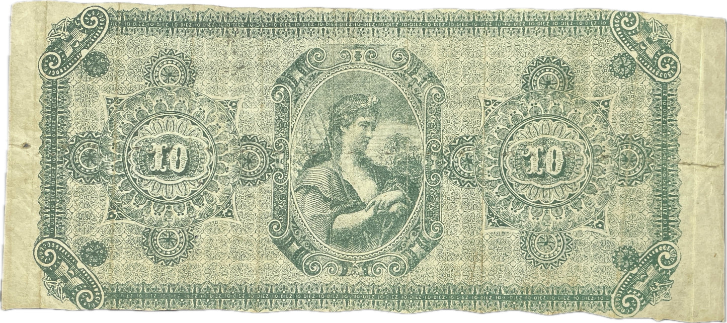 Uruguay - 1888 - 10 Pesos - Banco Popular