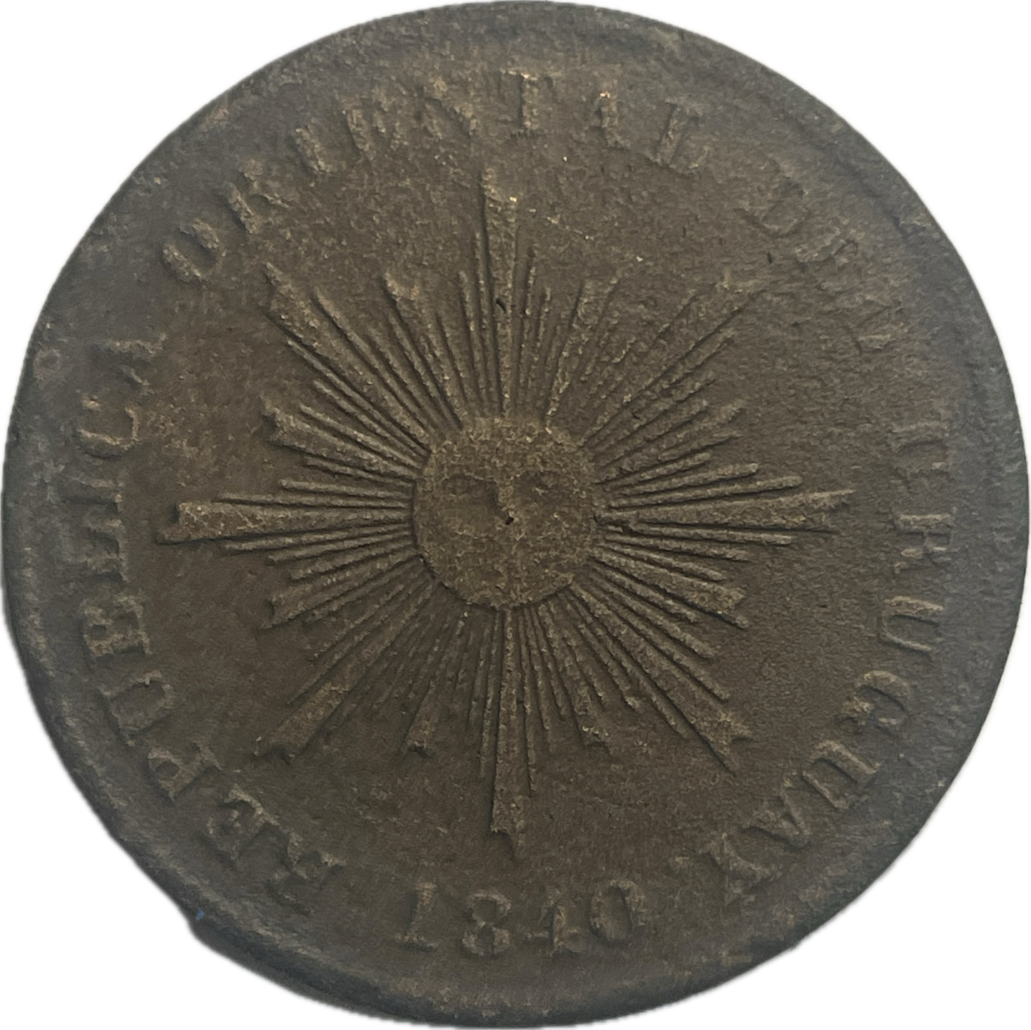 Uruguay - 1840 - 20 Centésimos - 2.4.2