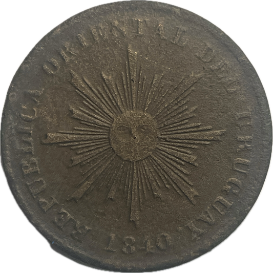 Uruguay - 1840 - 20 Centésimos - 2.4.2