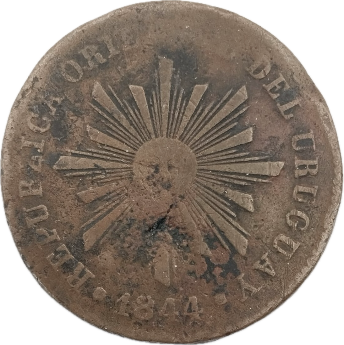 Uruguay - 1844 - 40 Centésimos - 6.9.1