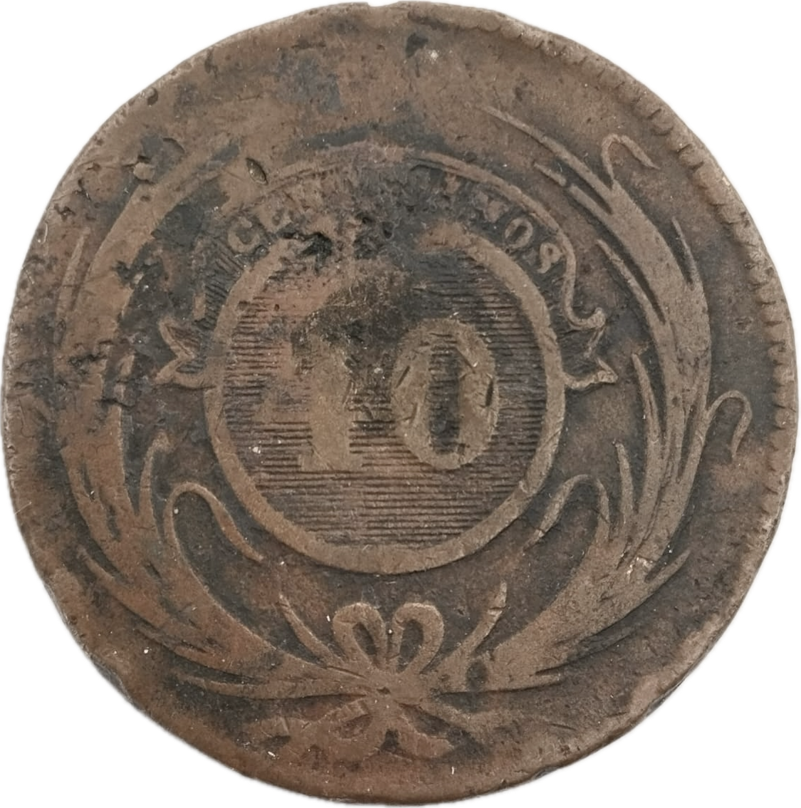 Uruguay - 1844 - 40 Centésimos - 6.9.1