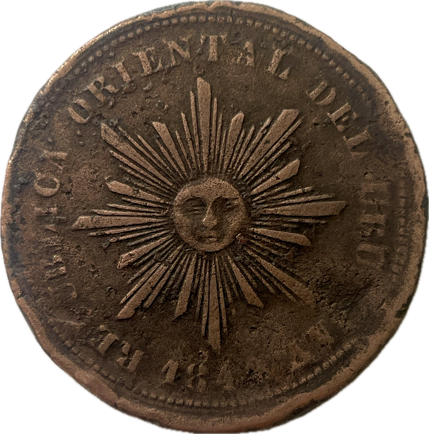 Uruguay - 1844 - 40 Centésimos - 6.4.1