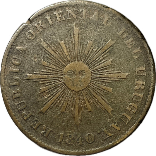 Uruguay - 1840 - 20 Centésimos - 2.4.2