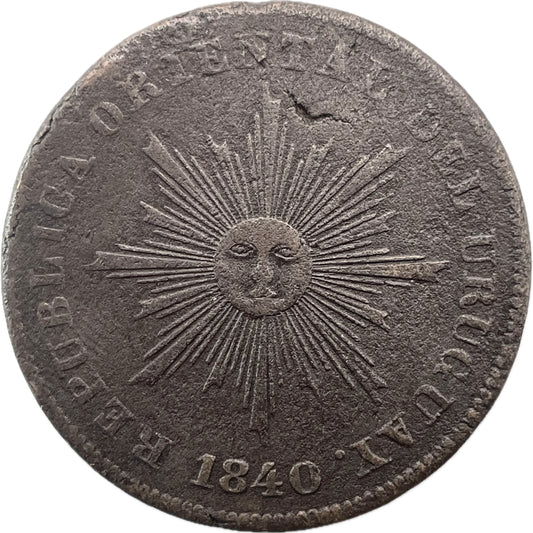 Uruguay - 1840 - 20 Centésimos 2.2.B
