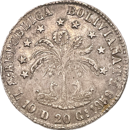 Bolivia - 1859 - 1 Peso