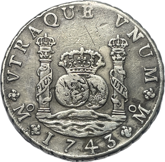 España Colonial - 1743 - México - 8 Reales