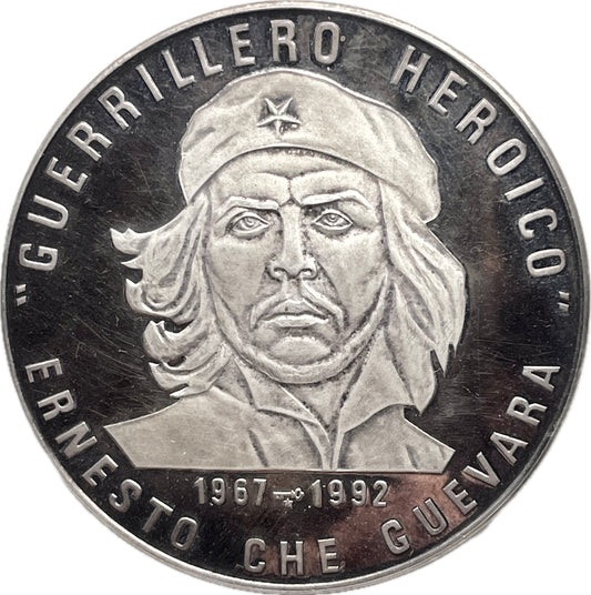 AM_ Cuba - 20 Pesos, Guerrillero Heroico Ernesto Che Guevara, 2 Onzas - 1992