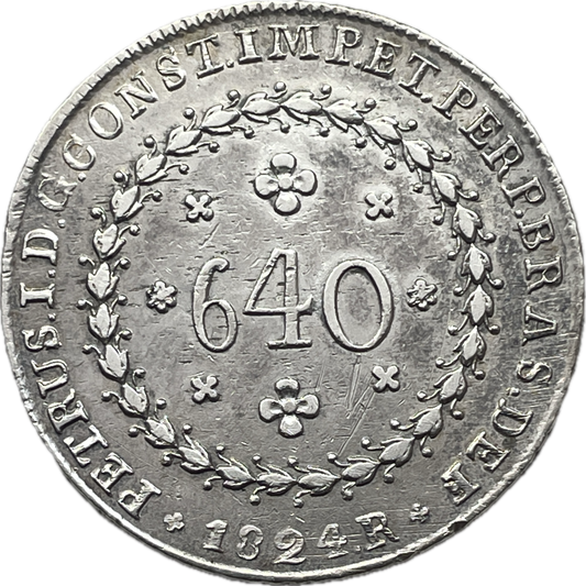 AM_ Brasil - 640 Reis - 1824