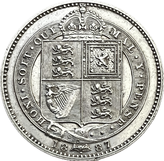 ME_ Gran Bretaña - Shilling - 1887