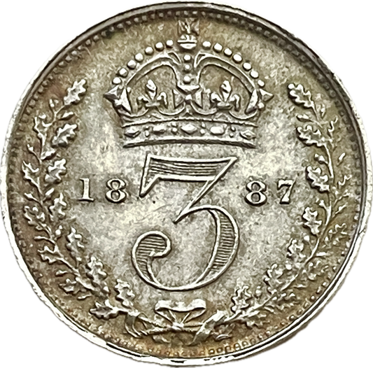 ME_ Gran Bretaña - 3 Pence - 1887