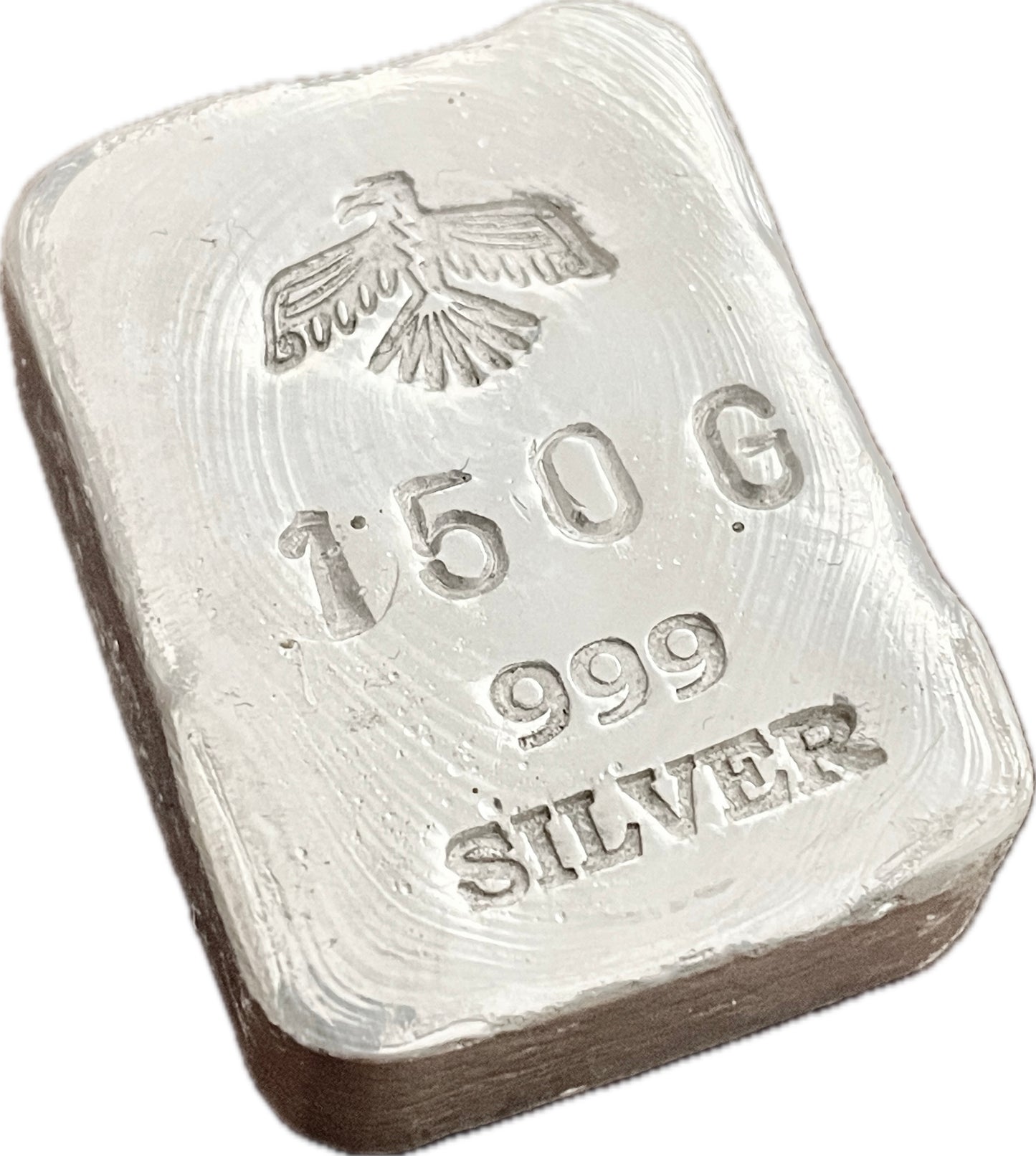 Lingote de Plata Fina, 999 - 150 gramos
