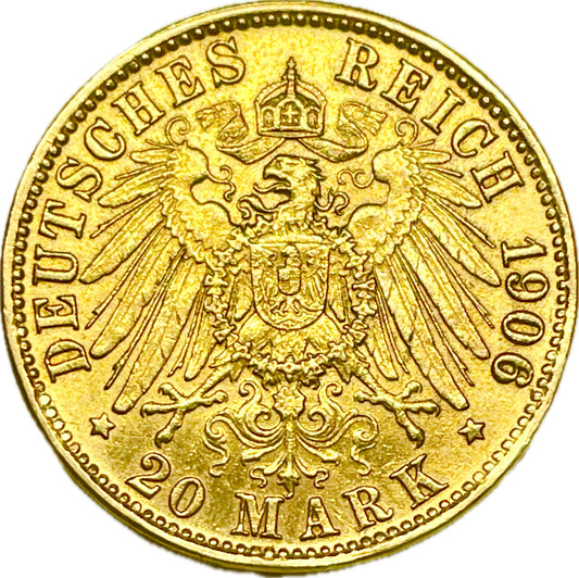 Alemania - 1906 - Prusia - 20 Marcos