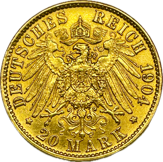 Alemania - 1904 - Prusia - 20 Marcos