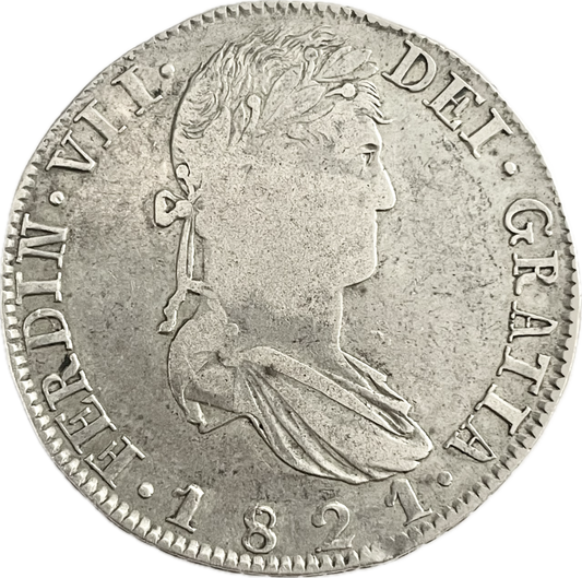 España Colonial - 1821 - Zacatecas - 8 Reales