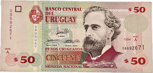 Uruguay - 1994 - 50 Pesos - Banco Central del Uruguay - 39 A