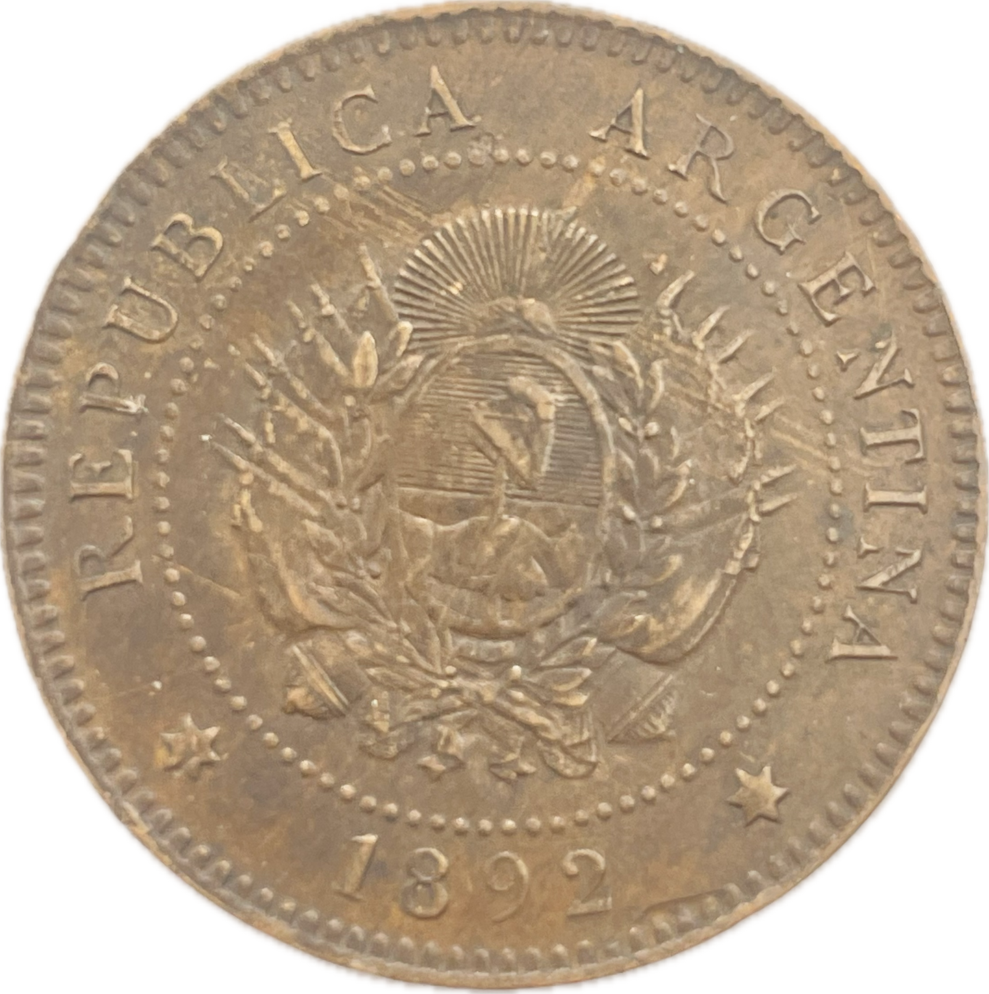 Argentina - 1892 - 1 Centavo