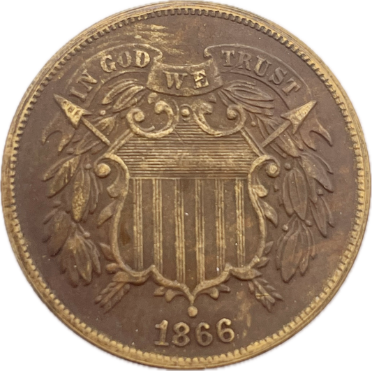 Estados Unidos - 1866 - 2 Cents
