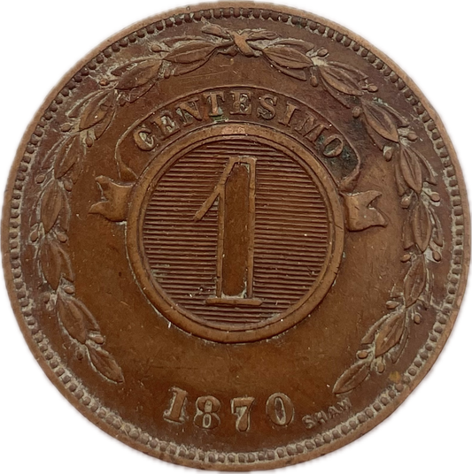 Paraguay - 1870 - 1 Centésimo