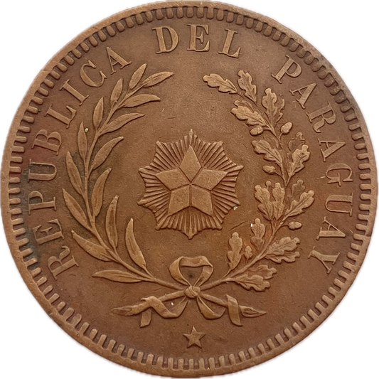 Paraguay - 1870 - 2 Centésimos