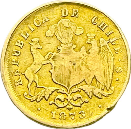 Chile - 1873 - 2 Pesos