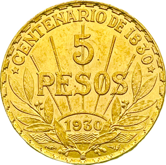 Uruguay - 1930 - 5 Pesos