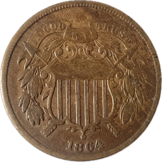 Estados Unidos - 1864 - 2 Cents