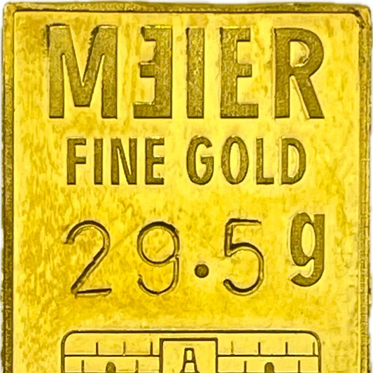 Lingote 29.5g de oro fino