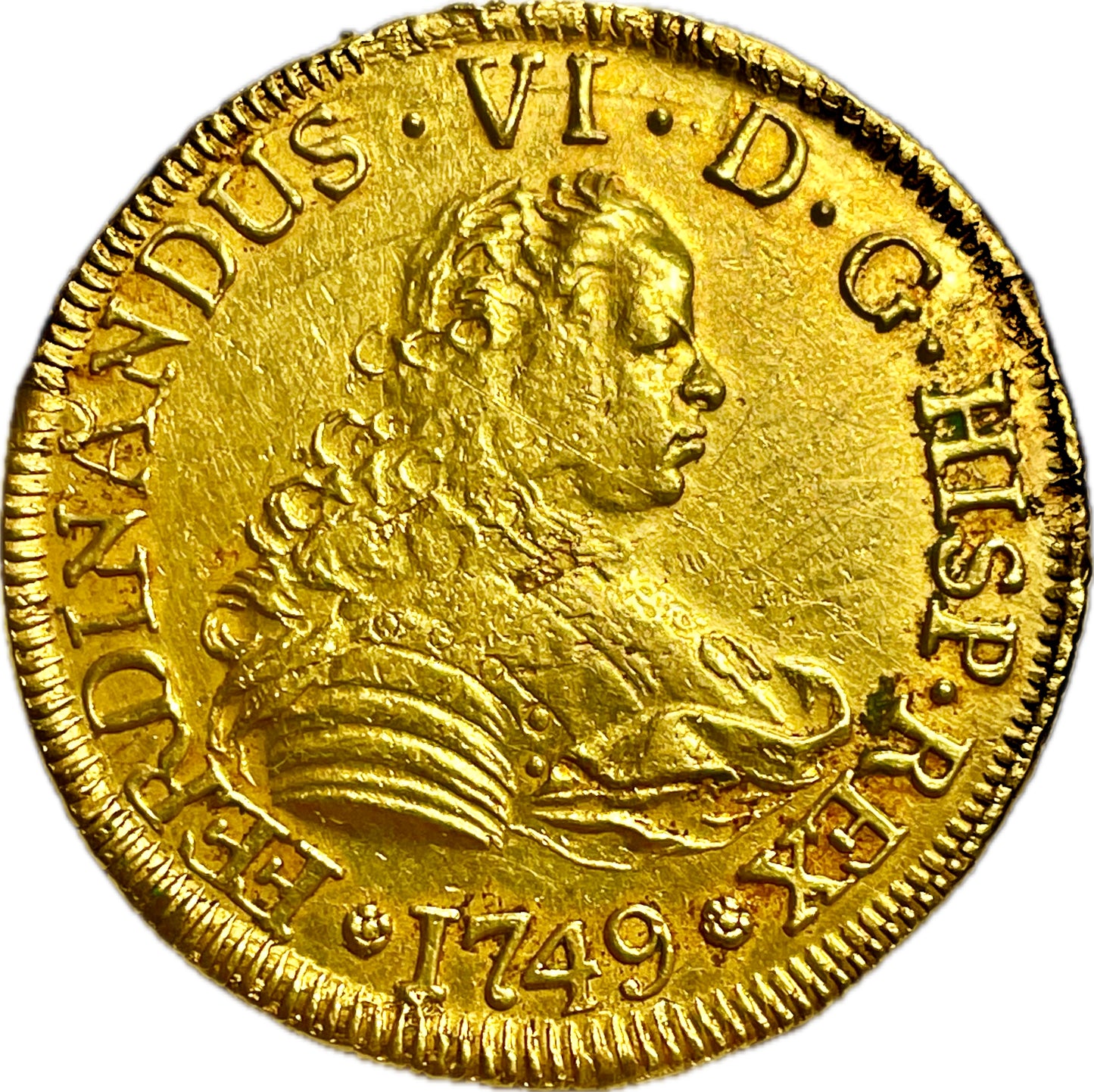 España Colonial - 1749 - Chile - 4 Escudos - Naufragio Nuestra señora de la Luz