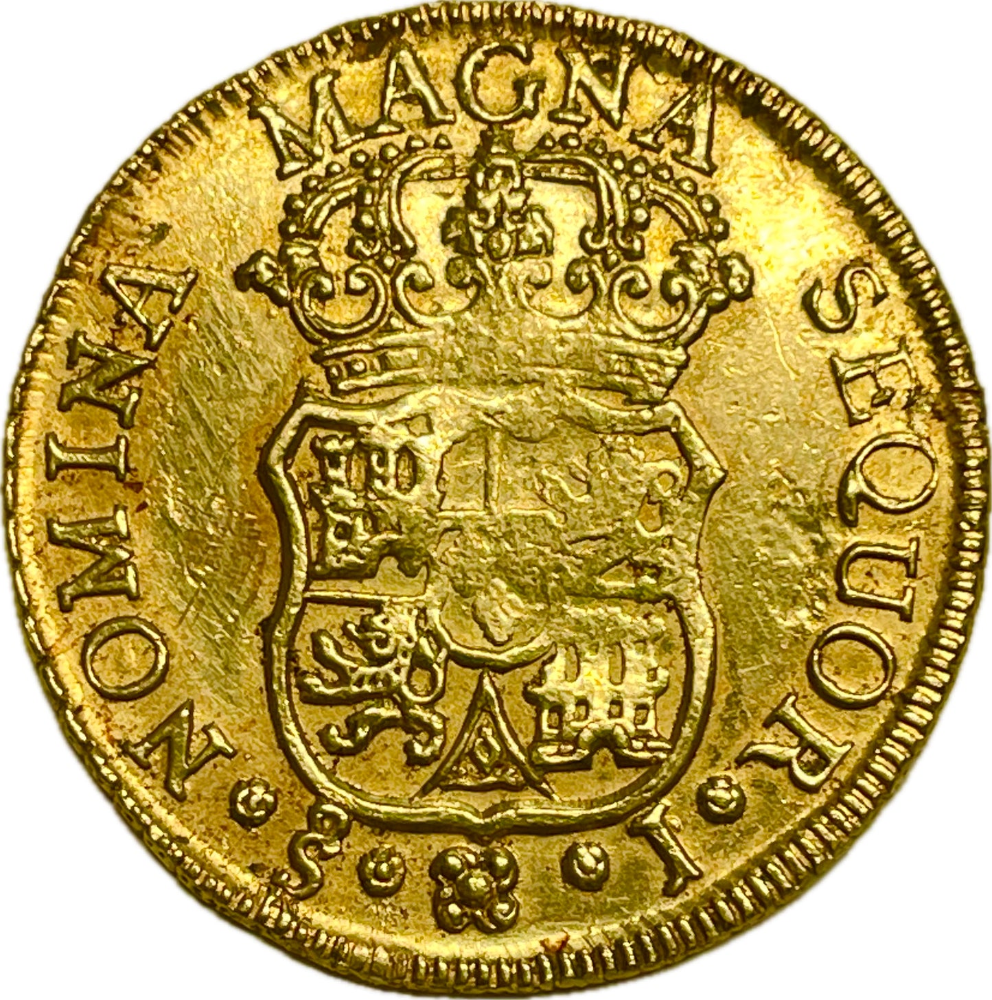 España Colonial - 1749 - Chile - 4 Escudos - Naufragio Nuestra señora de la Luz