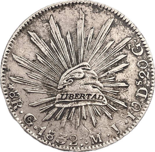 México - 1832 - 8 Reales GO