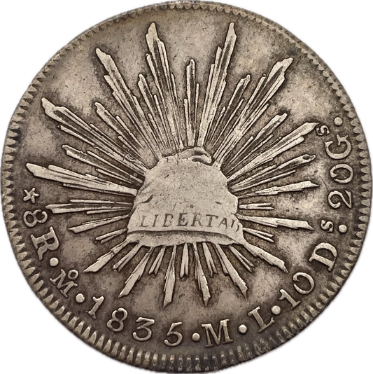 México - 1835 - 8 Reales MO