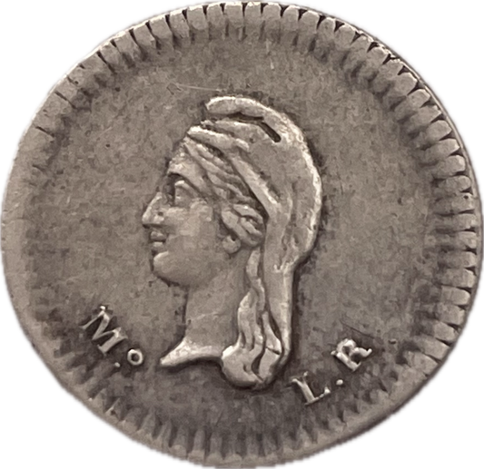 México - 1860 - 1/4 Real - Sin Circular