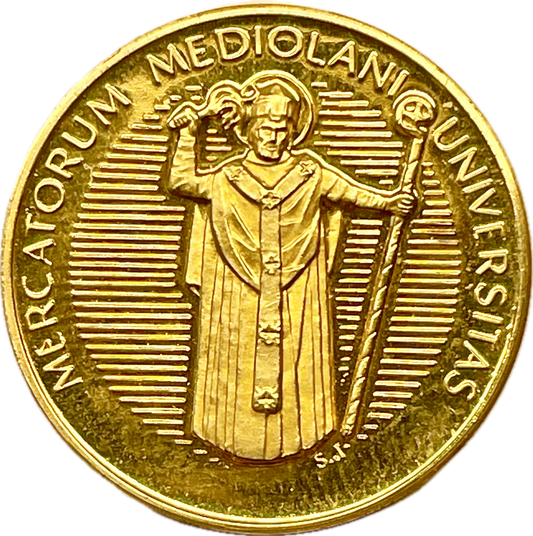 MO_ Italia - Medalla de la cámara de comercio de Milan