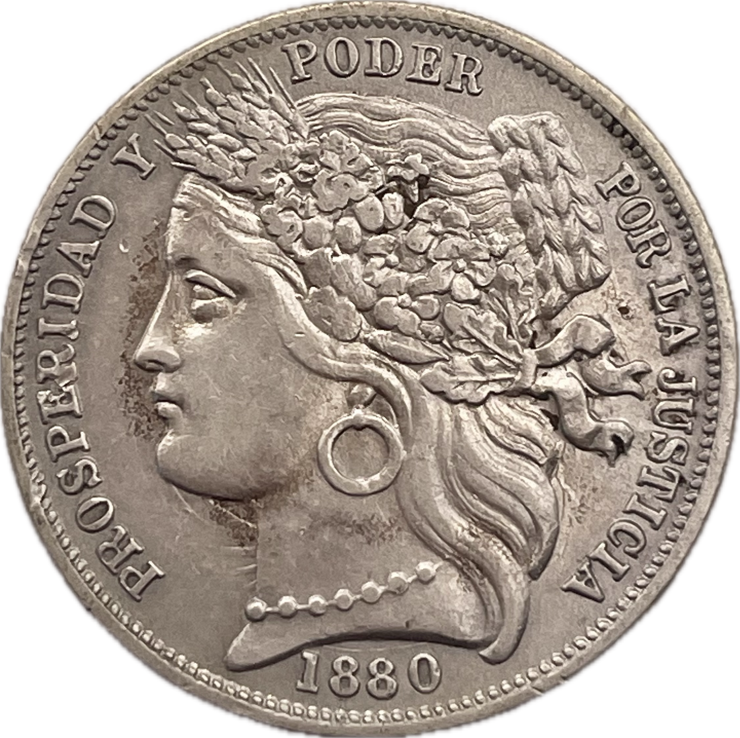 Perú - 1880 - 1 Peseta