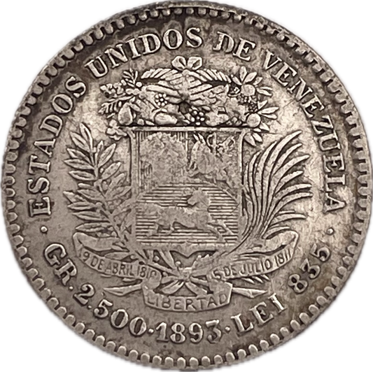 Venezuela - 1893 - 50 Cent