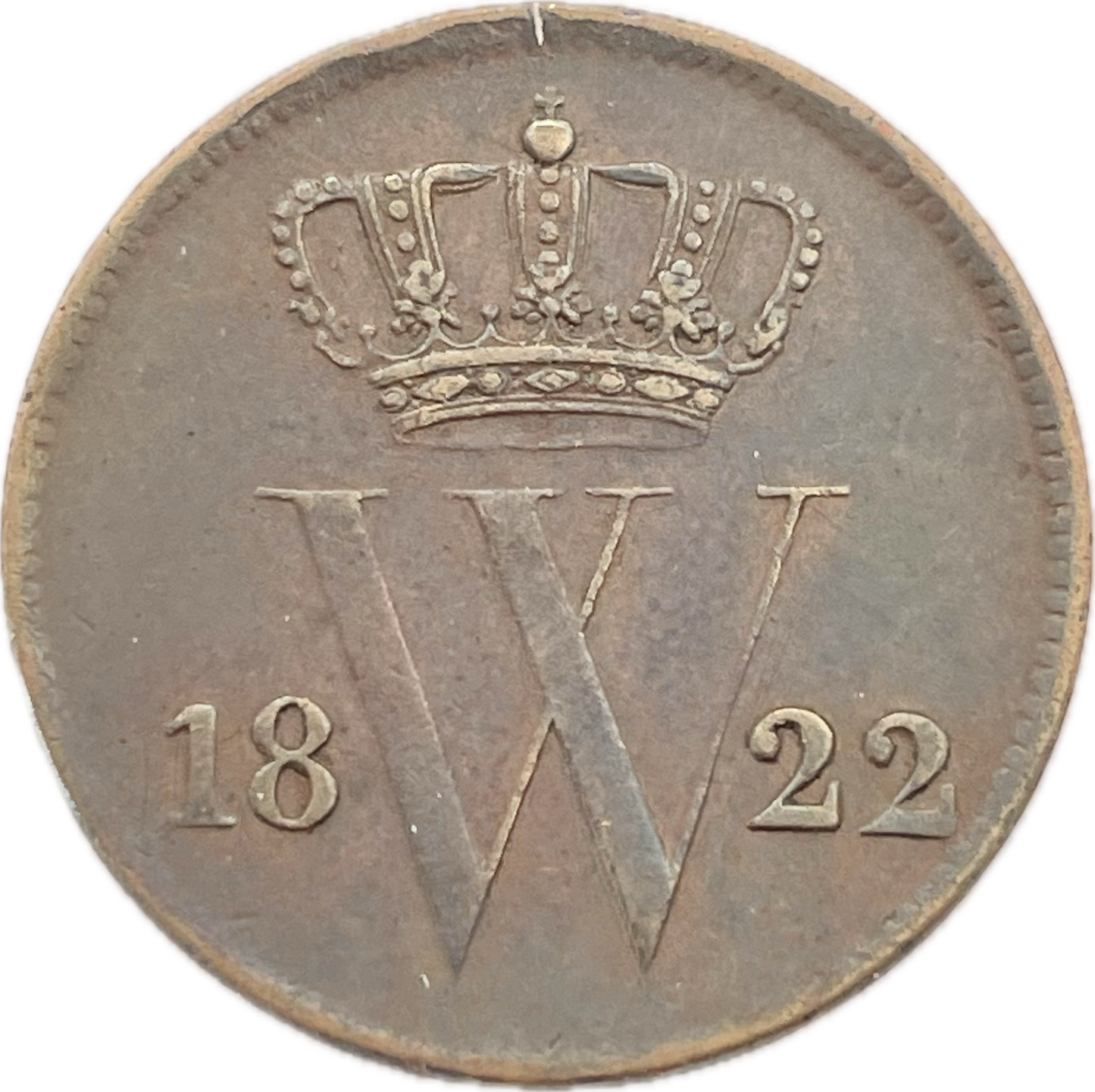 Países Bajos - 1822 - 1 Cent