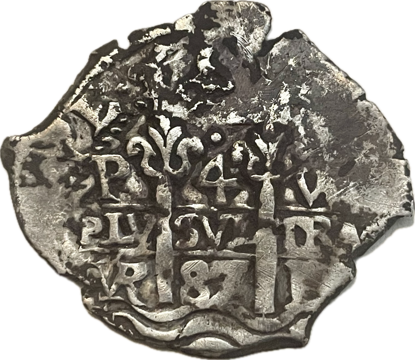 España Colonial - 1687 - Potosí - 4 Reales