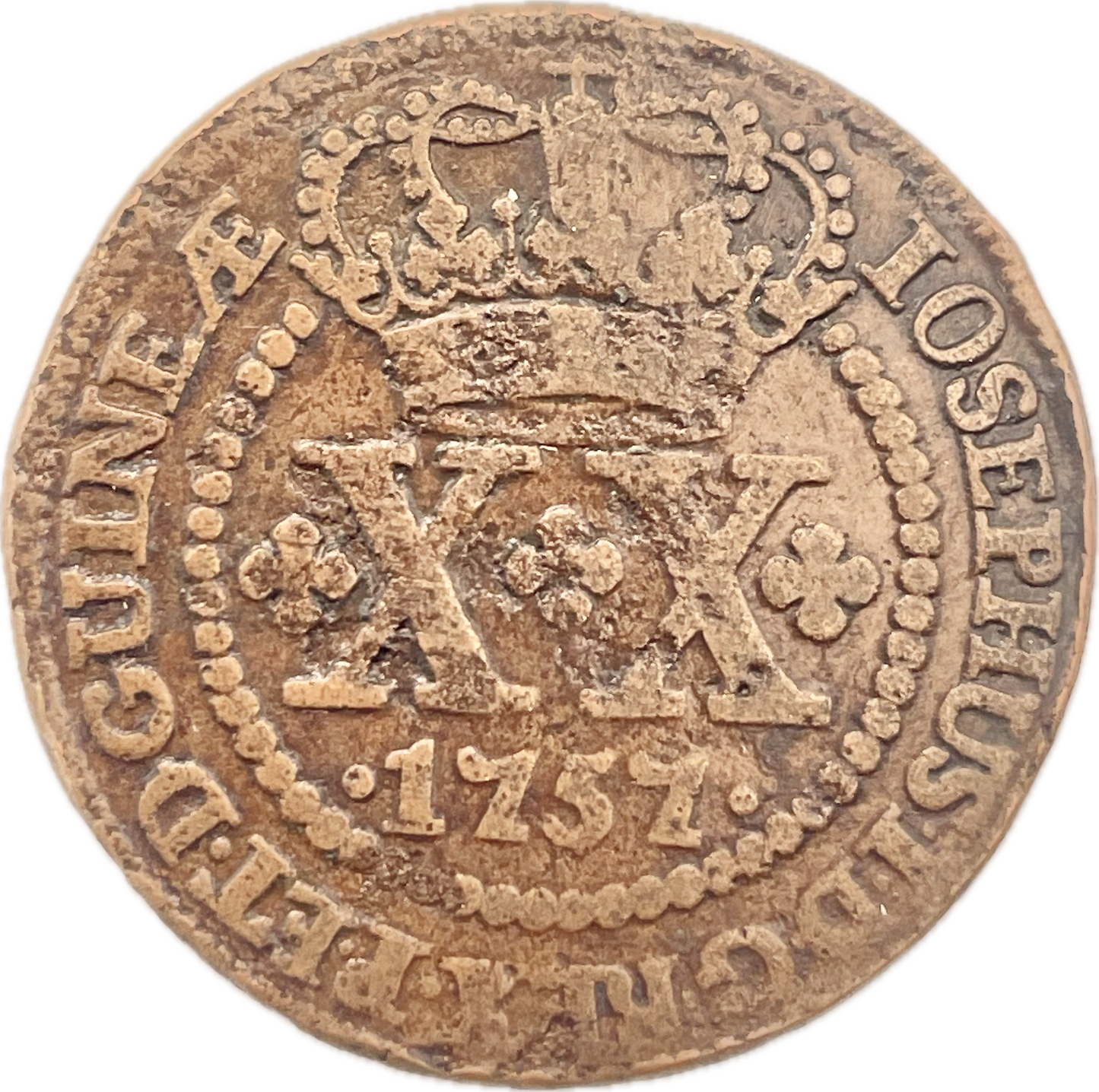 Brasil - 1757 - 20 Reis