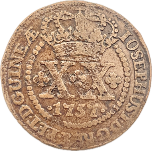Brasil - 1757 - 20 Reis