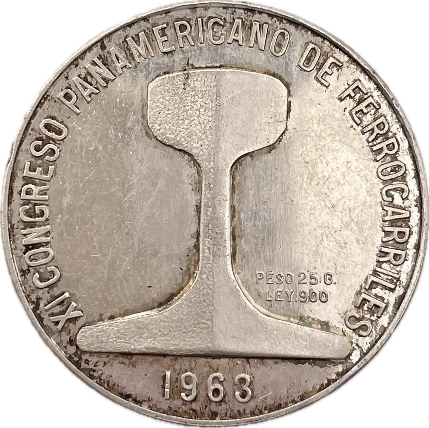México - 1963 - Medalla Congreso del Ferrocarril