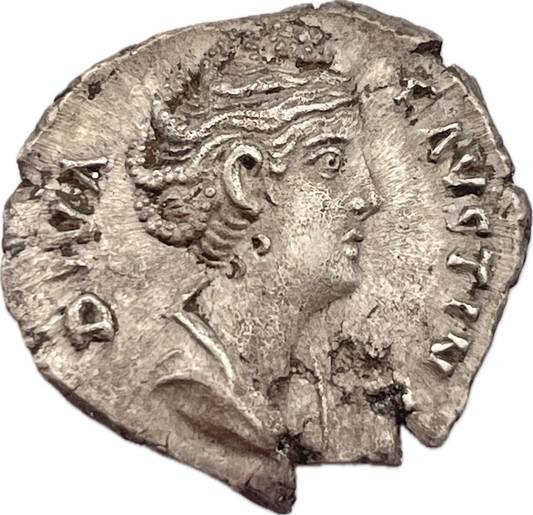 Imperio Romano - 138 al 140 - Faustina I - Denario