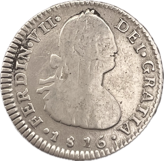 España Colonial - 1816 - Santiago - 1 Real